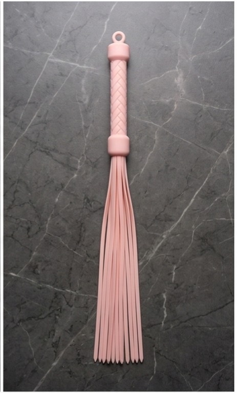Silikon Flogger in rosa