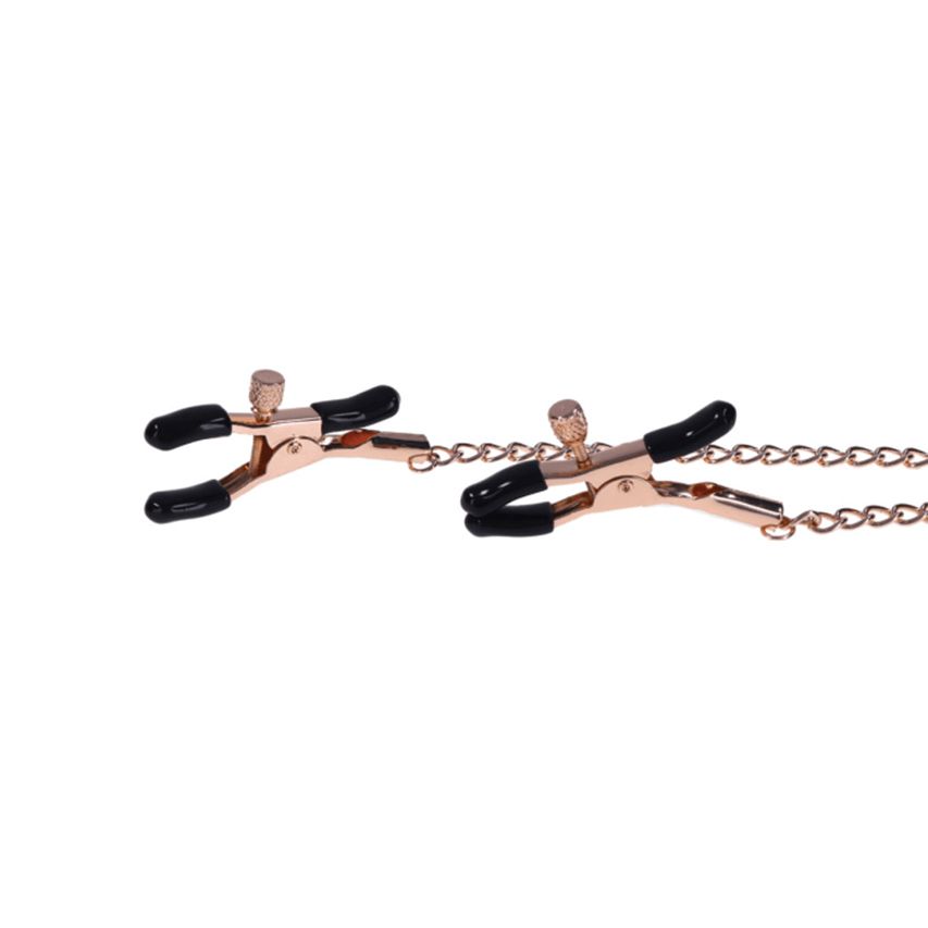 Verstellbare Nippelklemmen mit BRAT-Kette und Gummispitzen