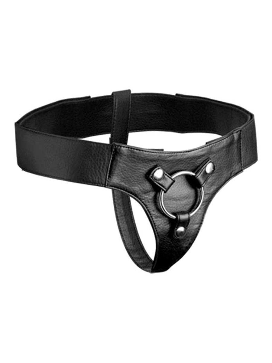 Strap-on Harness aus Leder in Schwarz Strap-on Harness aus Leder in Schwarz