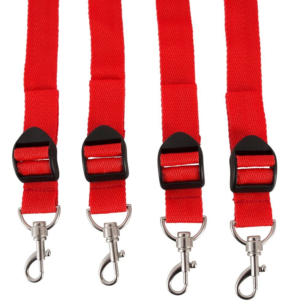 Bettfessel-Set aus Lederimitat mit verstellbarem Riemenkreuz – Bad Kitty