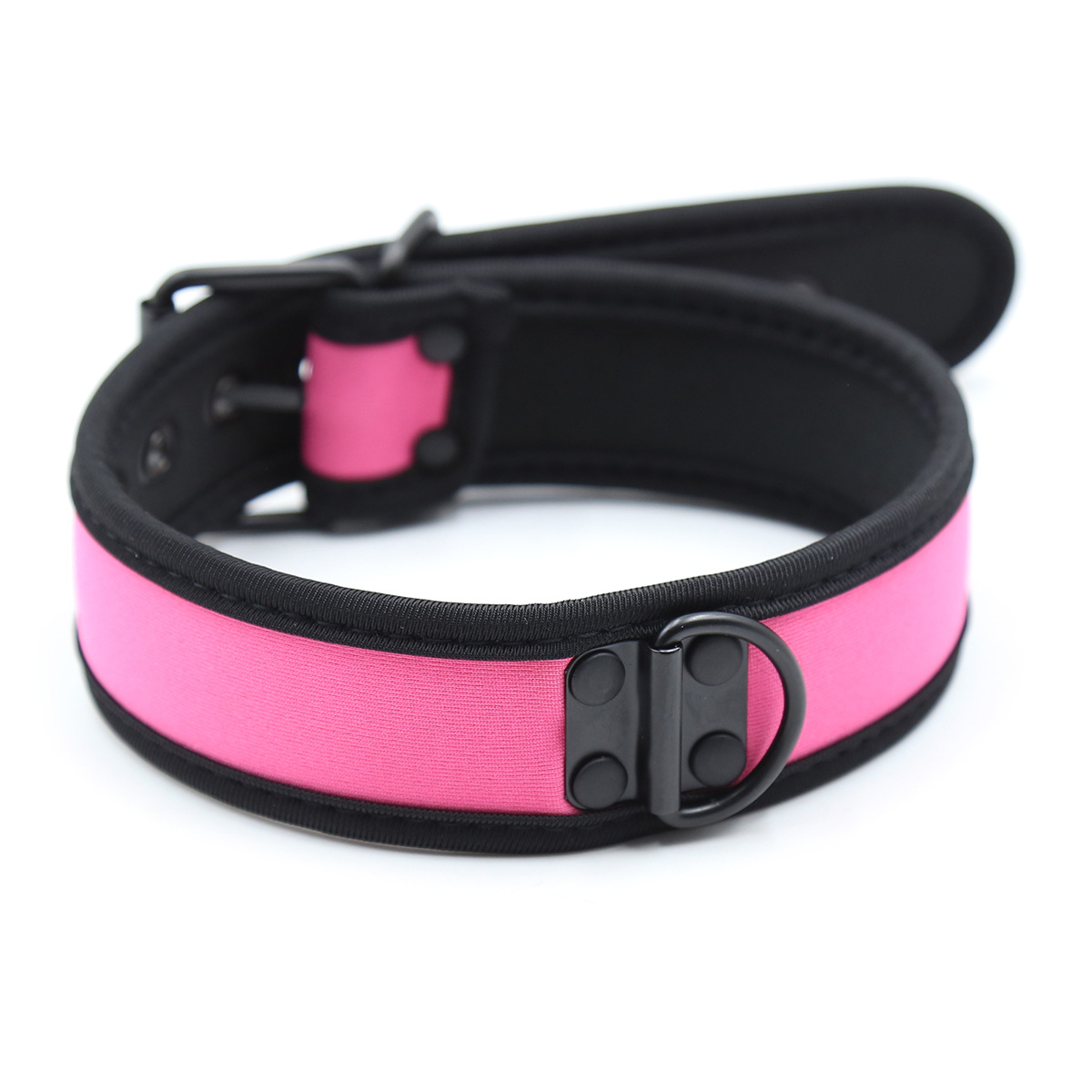 Puppy Play Halsband - Neopren Pink