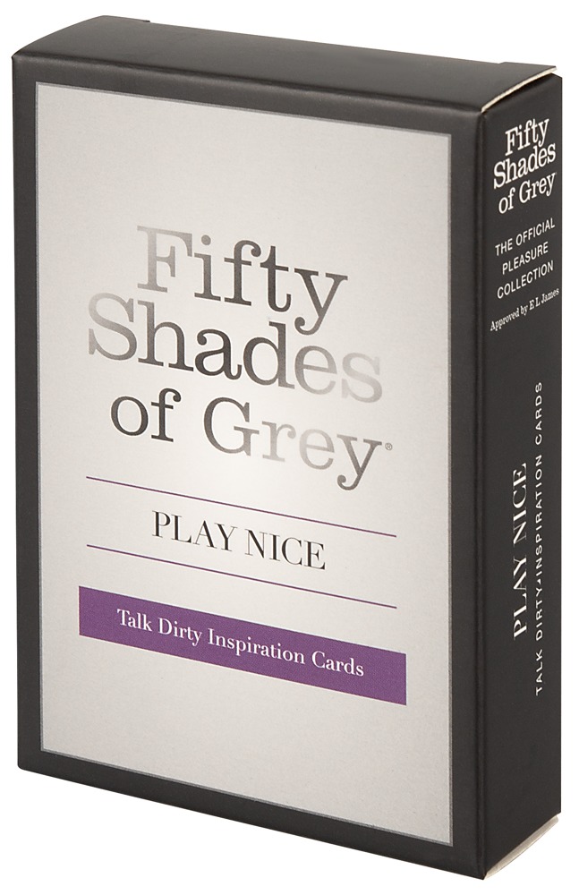 Dirty-Talk-Kartenspiel Play Nice mit 52 Karten – Fifty Shades of Grey
