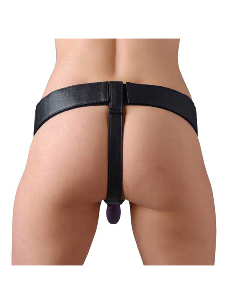 Strap-on Harness aus Leder in Schwarz Strap-on Harness aus Leder in Schwarz