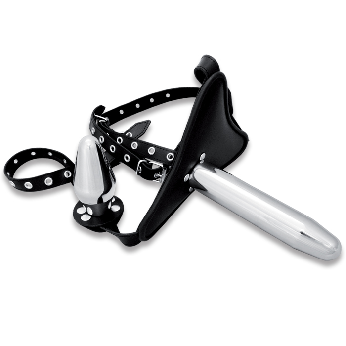 Strap On Aluminium mit extra Dildo Strap On Aluminium mit extra Dildo