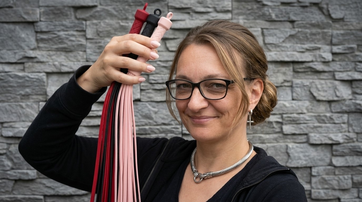 Silikon Flogger in drei Farben