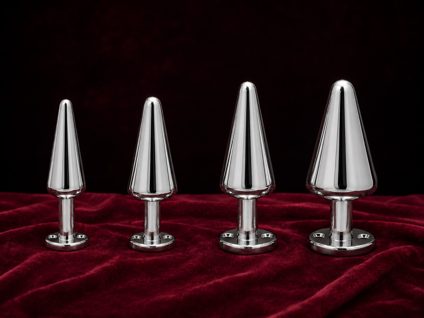 Buttplug aus Aluminium in Grösse L - 15cm hoch, Ø 50mm