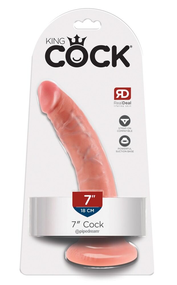 wenn Dildo, dann COCK! 7 Inch / 18 cm in hell!